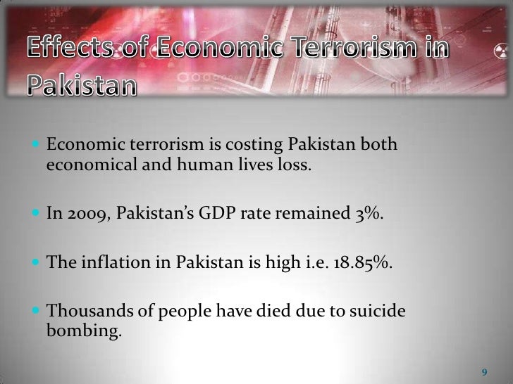 effects of terrorism in pakistan