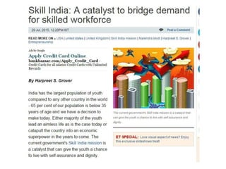 A catalyst to bridge demand for skilled workforce