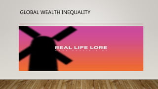 GLOBAL WEALTH INEQUALITY
 