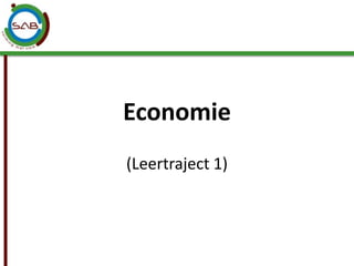 Economie (Leertraject 1) 
