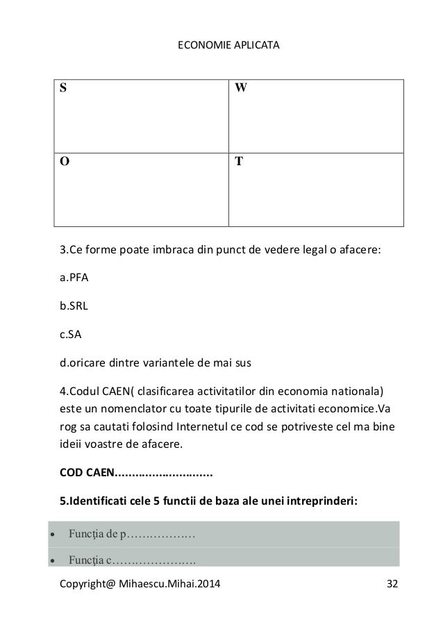 Economie Aplicata