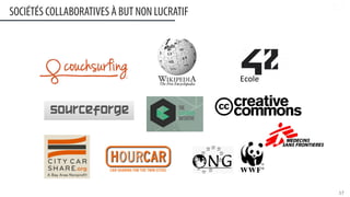 SOCIÉTÉS COLLABORATIVES À BUT NON LUCRATIF
17	
  
Ecole	
  
 