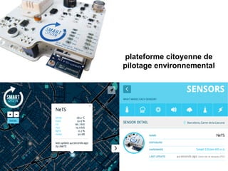 plateforme citoyenne de
pilotage environnemental
 