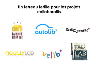 Un terreau fertile pour les projets
collaboratifs
 