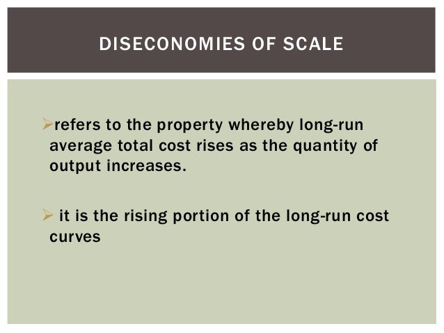 economies and diseconomies of scale pdf