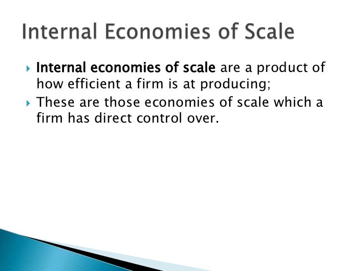 Economies Diseconomies Of Scale
