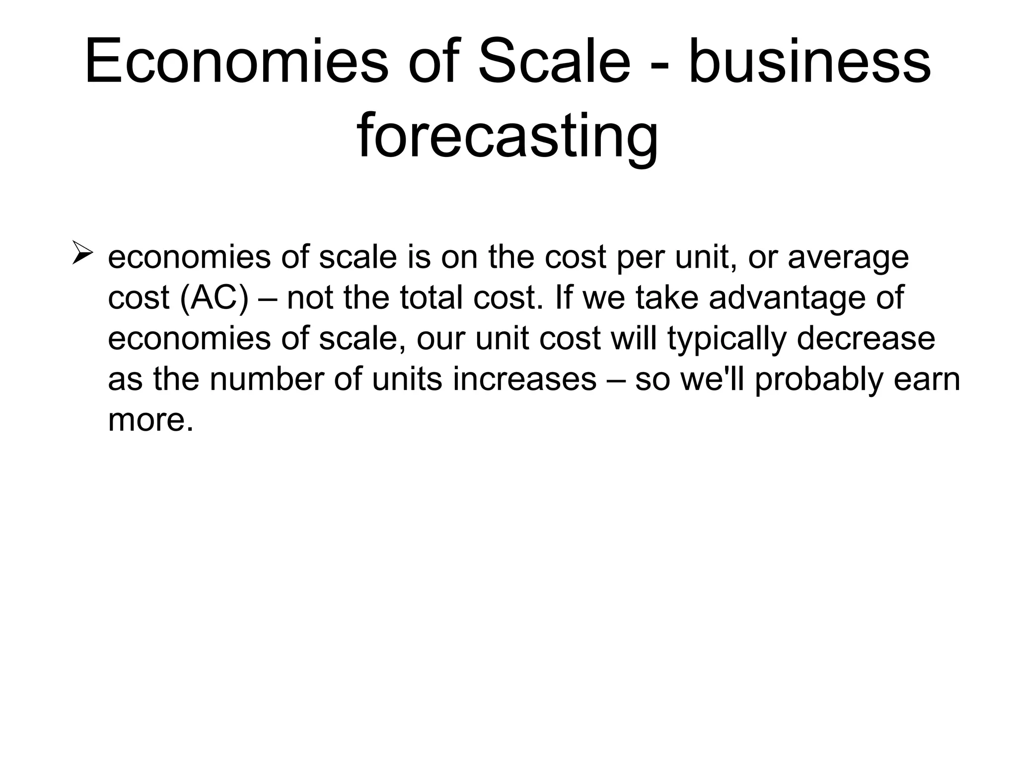 Economies of scale | PPT