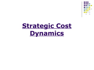 Strategic Cost
  Dynamics
 
