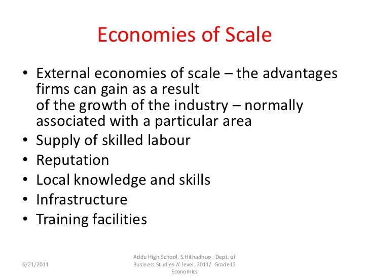 economics unit 3 economies of