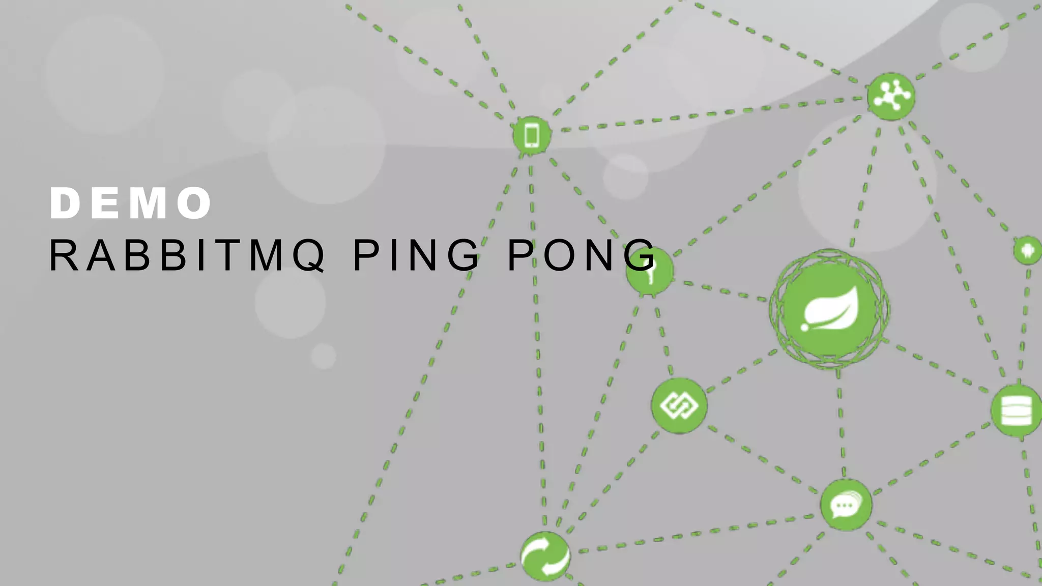 DEMO 
RABBITMQ PING PONG 
 