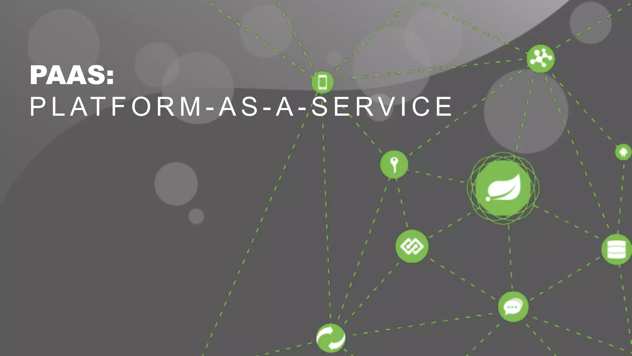 PAAS: 
PLATFORM-AS-A-SERVICE 
 