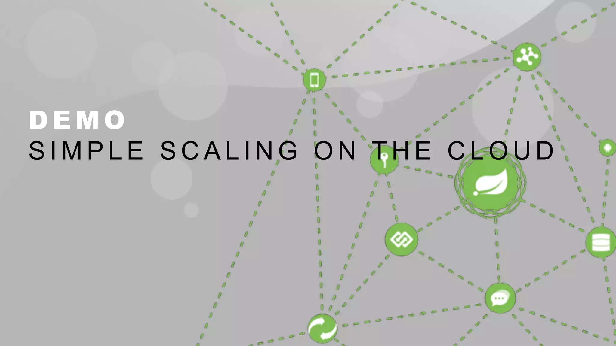 DEMO 
SIMPLE SCALING ON THE CLOUD 
 