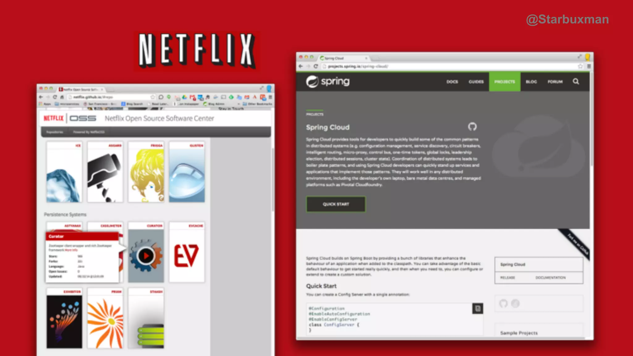 Standing on the Shoulders of 
Spring & 
@Starbuxman 
 