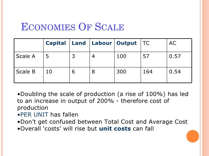 Economies Of Scope And Scale