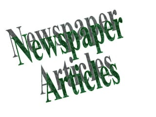 Newspaper Articles 