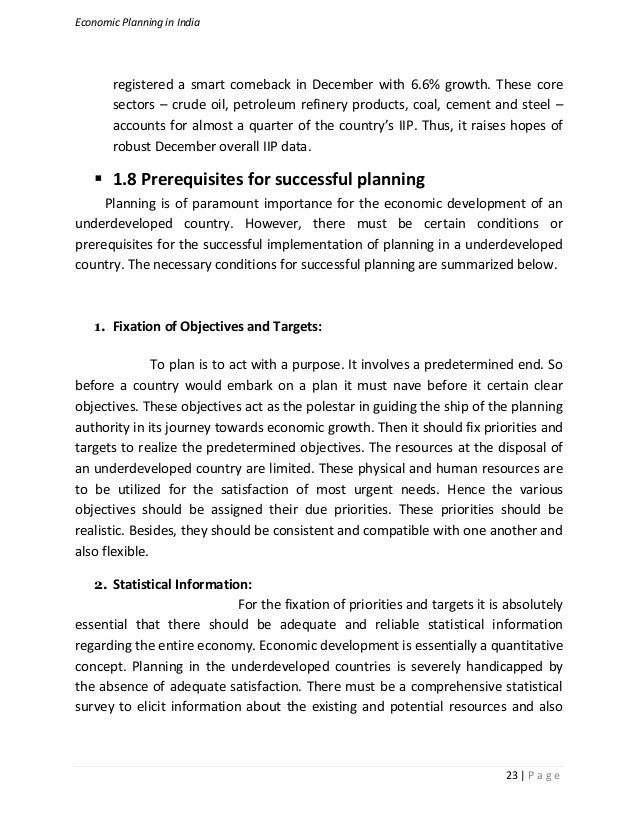 Economic planning in India