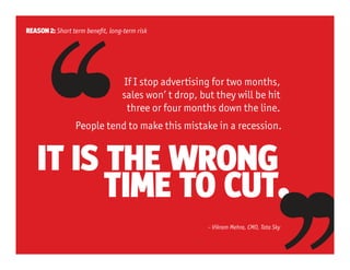 Economist Ads On Edge Recession