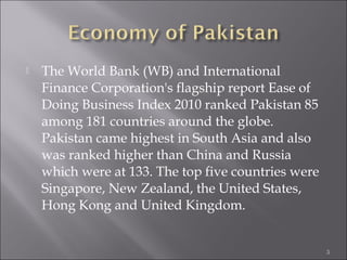Economy of-pakistan | PPT