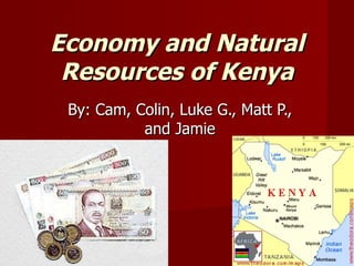 Economy and Natural Resources of Kenya By: Cam, Colin, Luke G., Matt P., and Jamie 