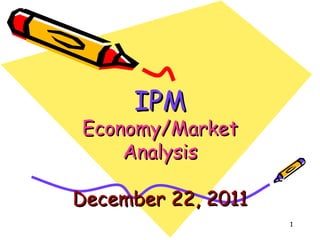 Economy & market analysis.