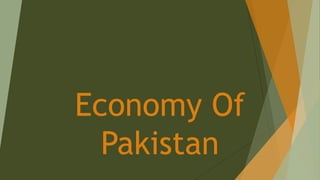 Economy Of
Pakistan
 