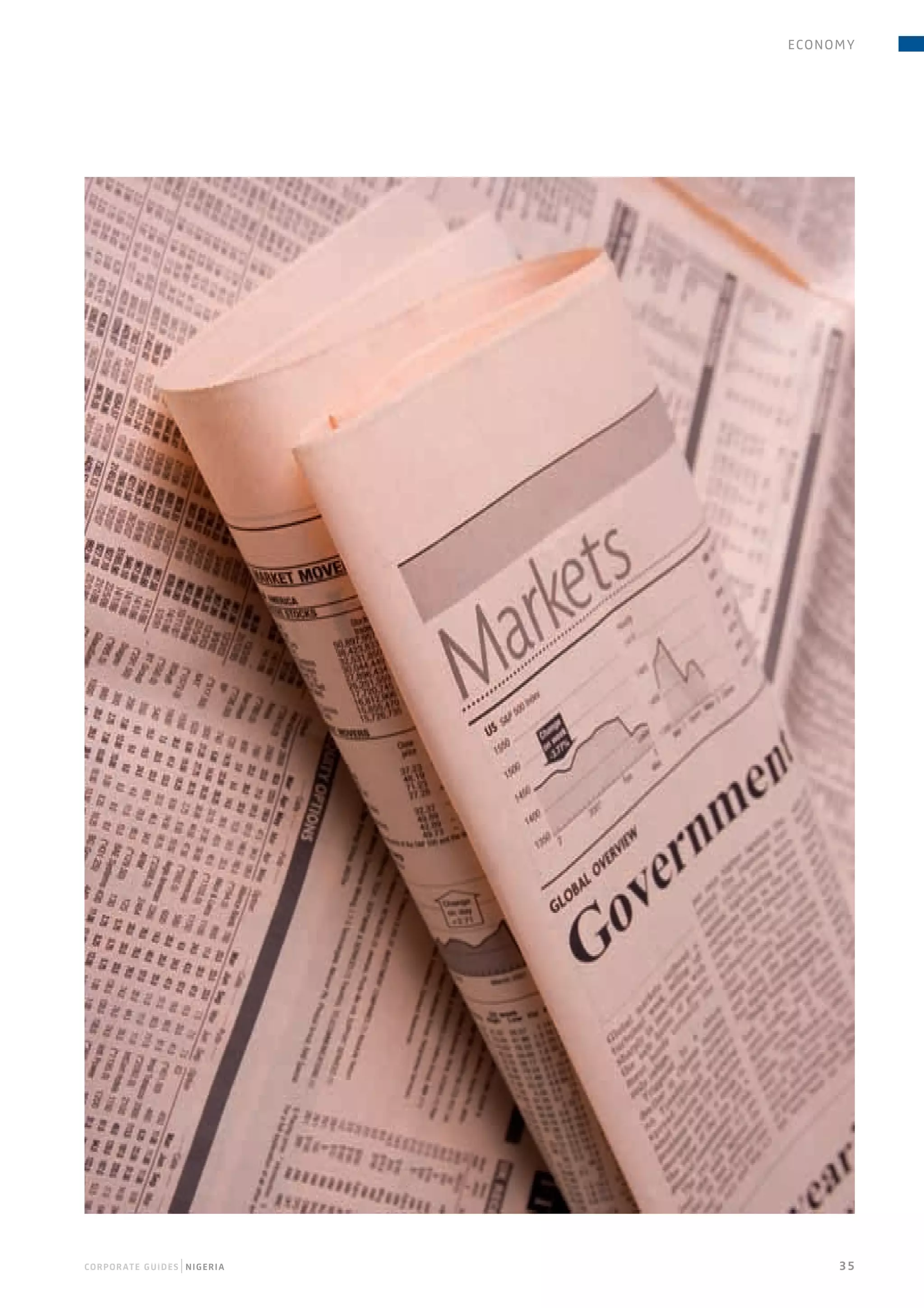 e conomy




                   |
CO r PO raTe g UiDe S Nigeria         35
 