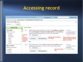 Accessing record 