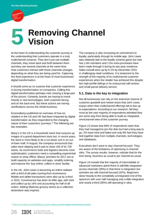 The New Marketing Reality
In association with
IBM Watson Marketing26
Removing Channel
Vision5At the heart of understanding...