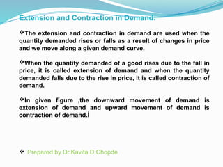 Extension Demand demand increases when price decreases..law of demand | PPTX