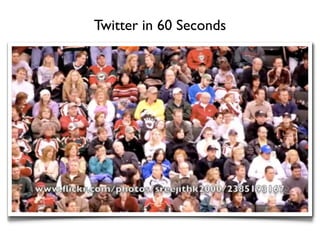 Twitter in 60 Seconds
 