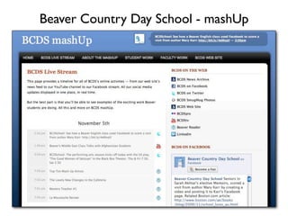 Beaver Country Day School - mashUp
 
