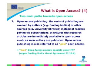 Ec Open Access Pilot Ppt En
