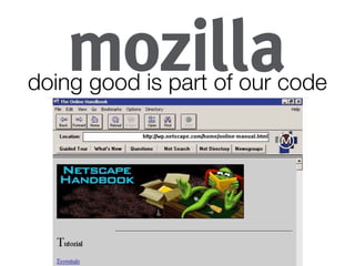 doing good is part of our code
 
