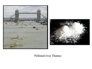 Polluted river Thames
 