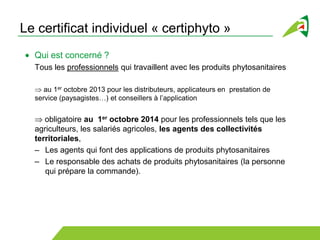 Ecophyto  Réduire et améliorer l'utilisation des produits phytosanit…