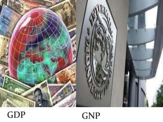 GDP GNP
 
