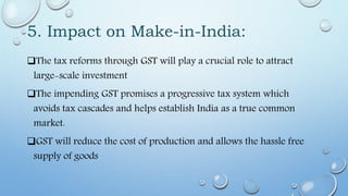 GST Presentation | PPTX