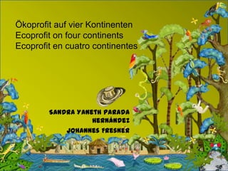 Ökoprofit auf vier Kontinenten
Ecoprofit on four continents
Ecoprofit en cuatro continentes
Sandra Yaneth Parada
Hernández
Johannes Fresner
 