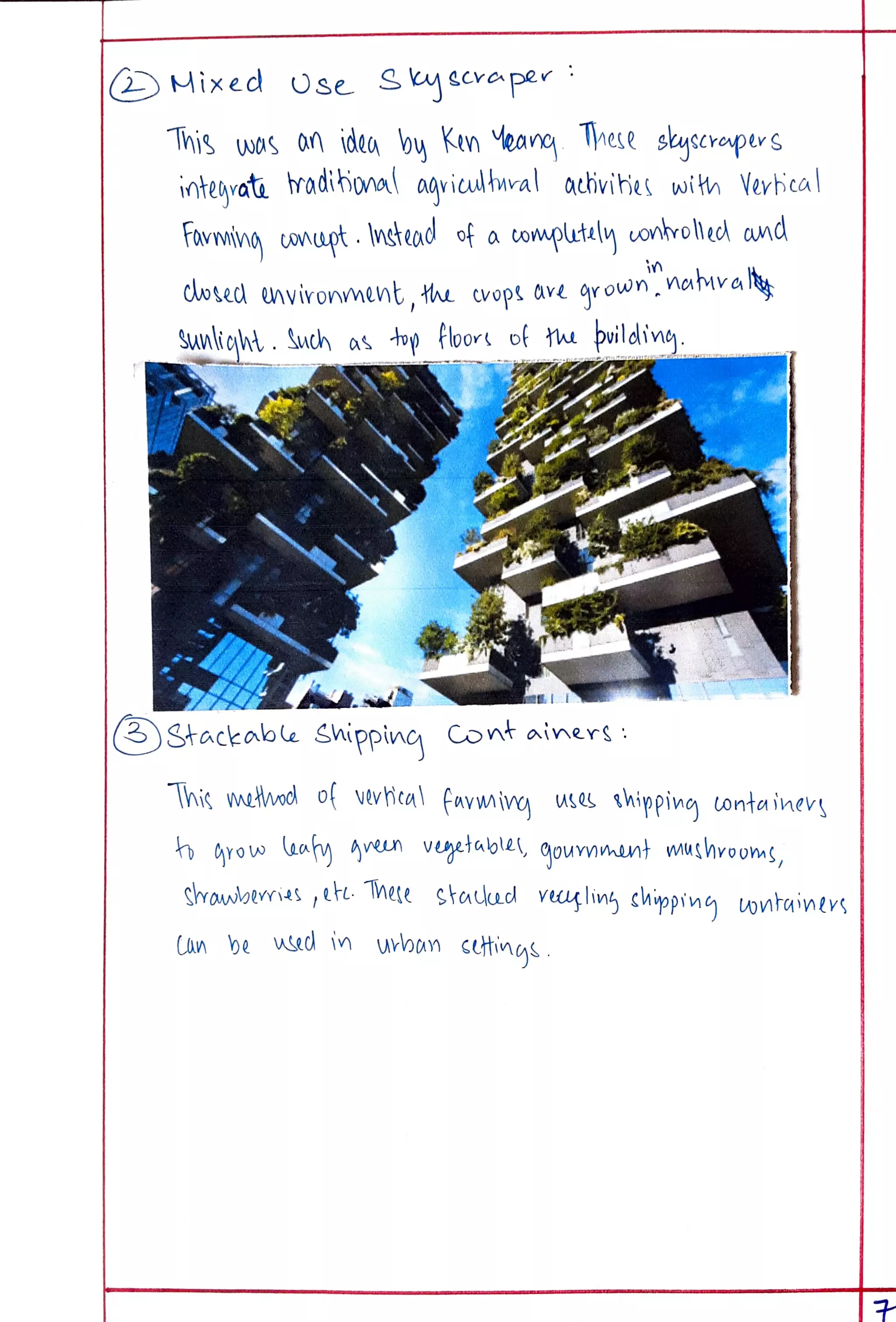 Eco Project class 12 on Vertical Farming.