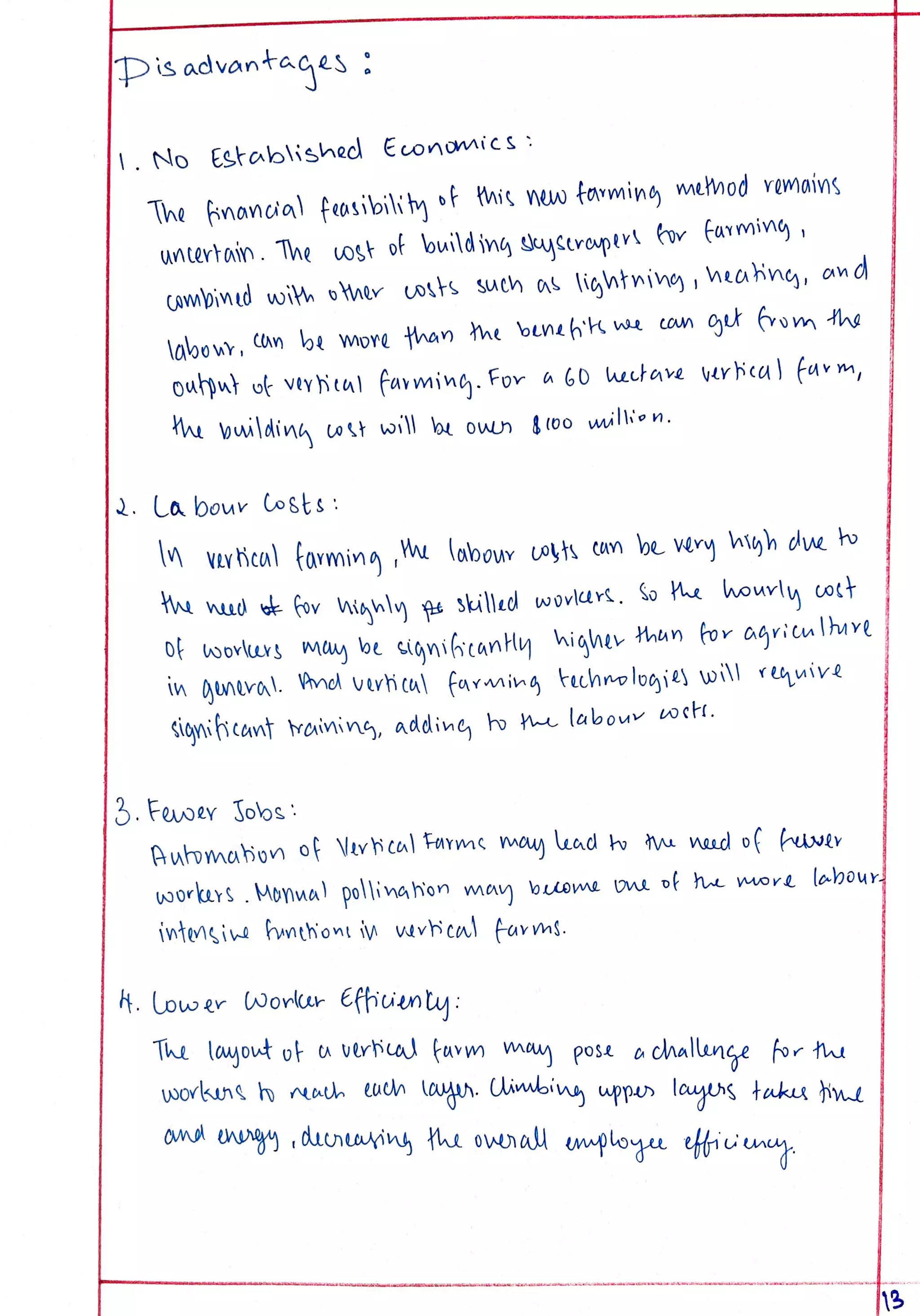 Eco Project class 12 on Vertical Farming.
