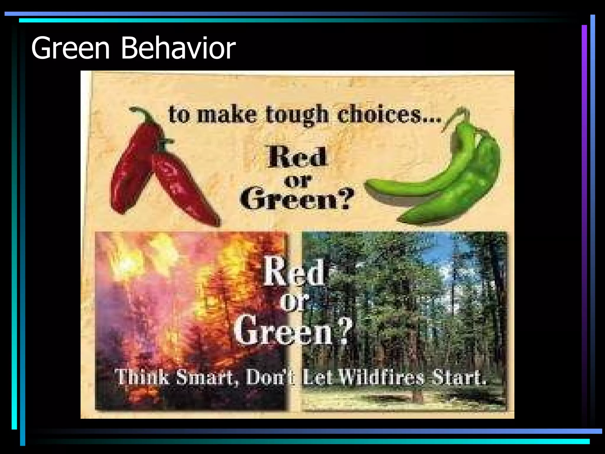 Green Behavior 