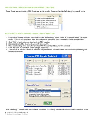 E copy pdf pro office 6 customer orientation guide | PDF
