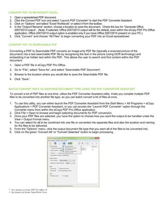 E copy pdf pro office 6 customer orientation guide | PDF