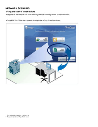 Ecopy Scan E copy pdf pro office 6 customer orientation guide | PDF