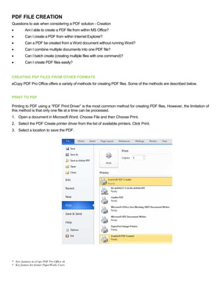 E copy pdf pro office 6 customer orientation guide | PDF