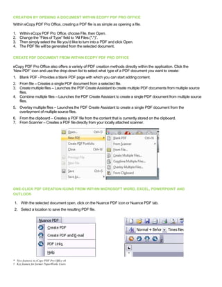 E copy pdf pro office 6 customer orientation guide | PDF