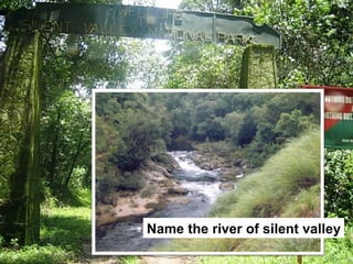 Name the river of silent valley 
