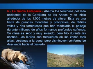 6.- La Sierra Esteparia.-