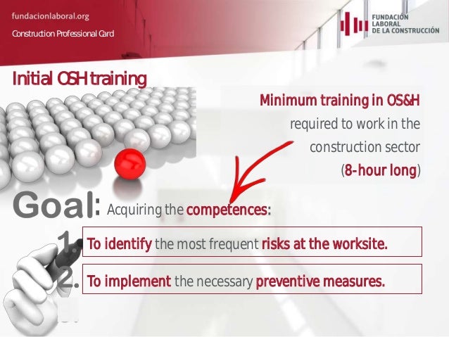 CONSTRUCTION PROFESSIONAL CARD. Spanish Construction Sector by Enriq…