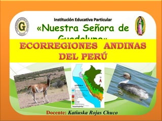 Docente: Katiuska Rojas Chuco